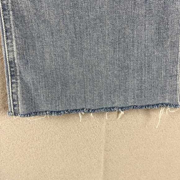 Citizens of Humanity Isola Crop Bootcut Jean Women 27 Blue Raw Hem Light Wash - Picture 3 of 16